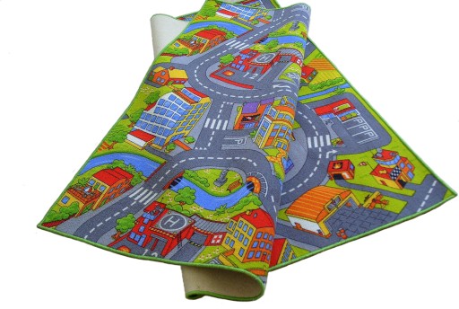 DYWAN TOR ULICE DROGI MIASTO MATA CAR 180x200