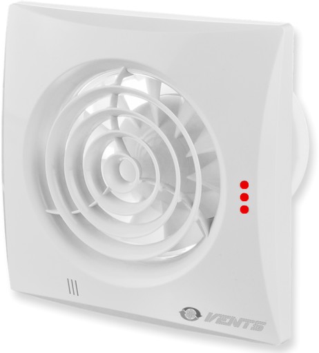 CICHY WENTYLATOR OSIOWY VENTS QUIET 100 STANDARD 25dB(A)/3m ZAWÓR ZWROTNY