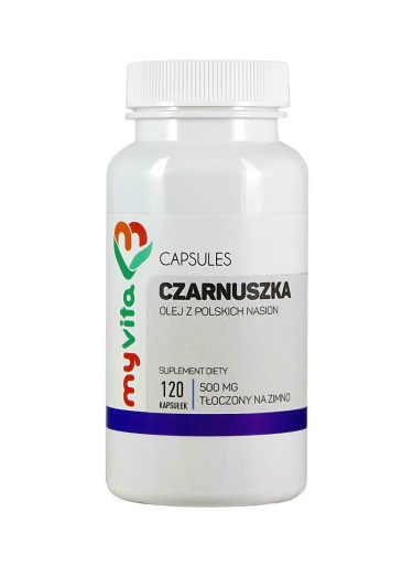 OLEJ Z CZARNUSZKI 500mg 120kaps POLSKI MyVita