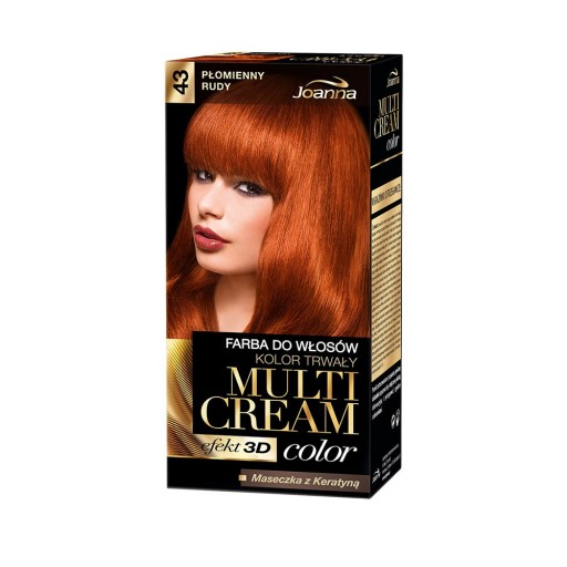Joanna Multi Cream Color Farba Płomienny Rudy 43