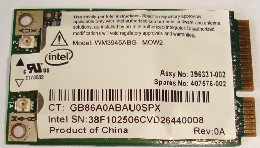 WiFi Intel HP NX9420