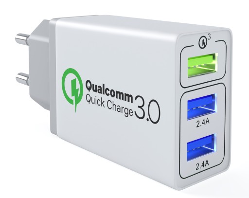 Ładowarka sieciowa 3xUSB GP-QC-3U - Green Power