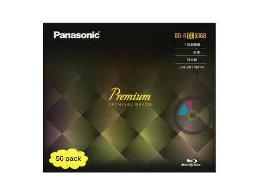 Panasonic BD-R DL 50GB Premium Archival Printable