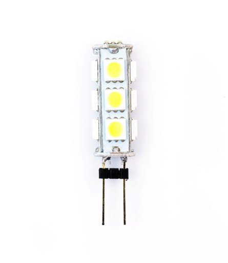 G4 13 LED 12V DC 5050 SMD 210lm 3W Biały ciepły