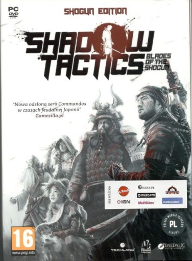 Shadow Tactics Blades of the Shogun BOX+soundtrack