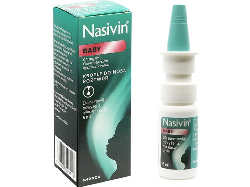 Nasivin Baby, krople do nosa 5 ml