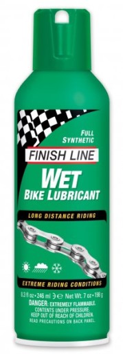 FINISH LINE olej WET na mokrą pogodę 240ml