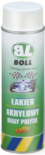 BOLL LAKIER AKRYLOWY RALLY BIAŁY POŁYSK 500ml