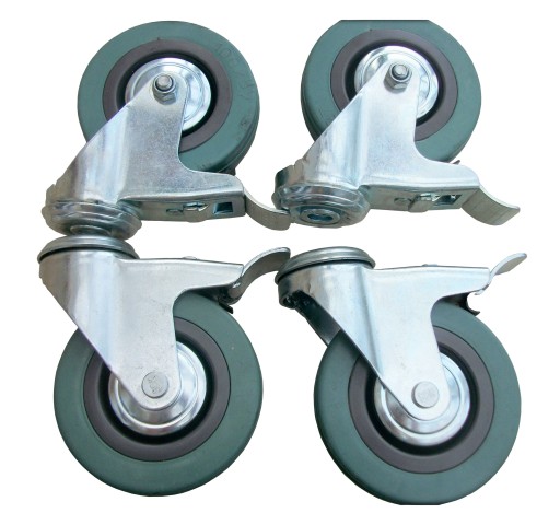 Kółka koła 4 szt. koło 100 mm otwór 260 kg hamulec