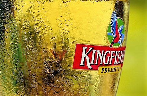 KINGFISCHER BEER szklanka half pint INDIE