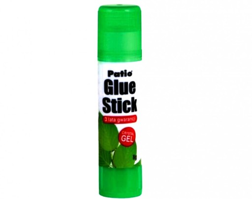 Klej szkolny w sztyfcie przezroczysty Patio Glue Stick 8g