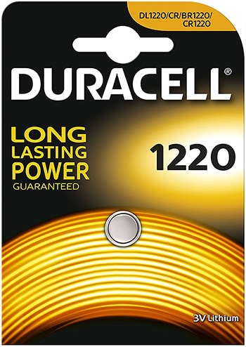 BATERIA litowa DURACELL CR1220 3V 1220