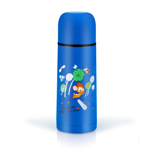 TERMOS BIDON TERMICZNY DO SZKOŁY PRZEDSZKOLA kolorowy 350ML + kubek