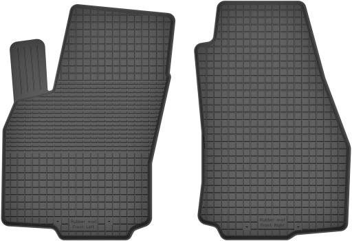 Opel astra ii / g 2 (1998-2009) коврики резиновые черное коврики на измерение1 - фото