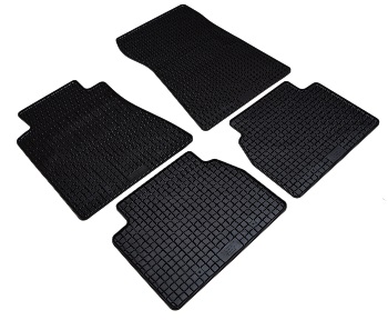 Коврики резиновые mercedes 190 w201 1982-1993 petex1 - фото