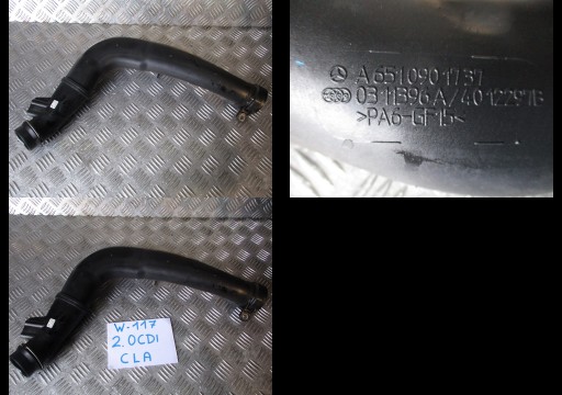 Шланг трубка mercedes cla в 117 2,0cdi a65109017371 - фото