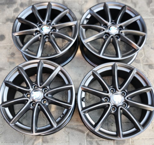 4× диски алюминиевые, алюминиевое  оригинал bmw 2 f45 7x16 et52 5x1121 - фото