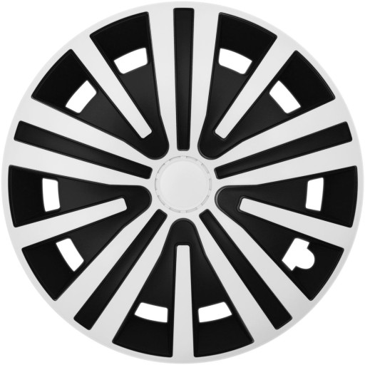 Колпаки 15 черный белий, белое opel vw audi bmw новинка1 - фото