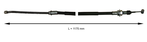 00118162 - Ножний гальмівний трос вилочний навантажувач TOYOTA 8 J35