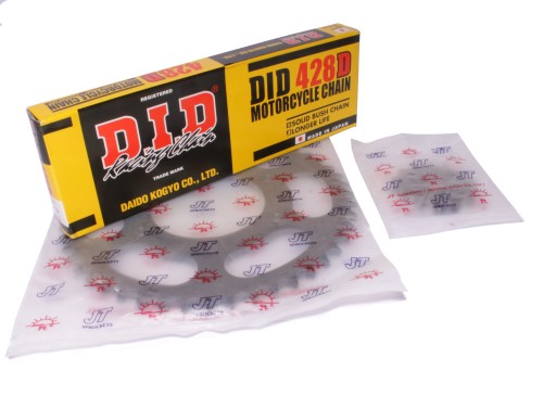 453453453 - Цепь + звездочки Yamaha SR 125 95-03R Japan DiD