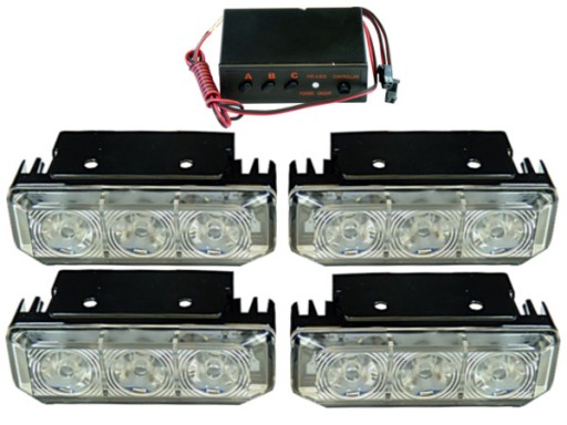 3 11 - Набір з 4 світлодіодні лампи + драйвер миготливий півень 12V 24V