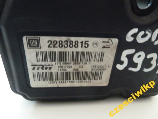 Servo frein ABS OPEL INSIGNIA 2.0 CDTI 130 KM