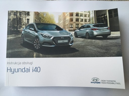 HYUNDAI i40 Руководство пользователя на польском языке + магнитола новая с декабря 2014 г. по 2019 г.