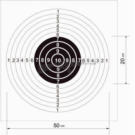 shade Kills Bearing circle Tarcza strzelecka pistolet 520 x 550mm 0,47zł szt - zk1863 - 7247221797 -  Allegro.pl