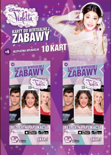 VIOLETTA KARTY DO WIRTUALNEJ ZABAWY 10 KART 18241