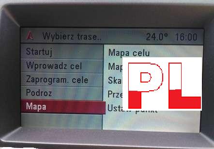 mapa polski opel Mapa Polski Europy Opel cd70 Zafira B Vectra C 7521641924   Sklep 