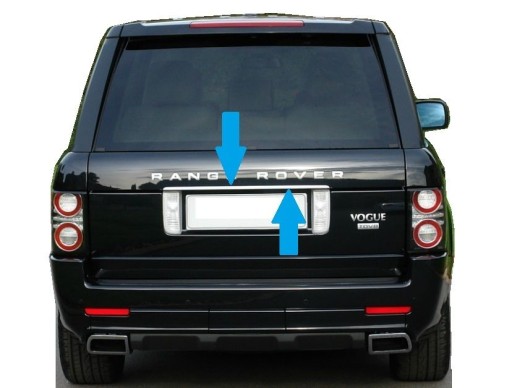 Хром TRUNK TRACK RANGE ROVER VOGUE l322