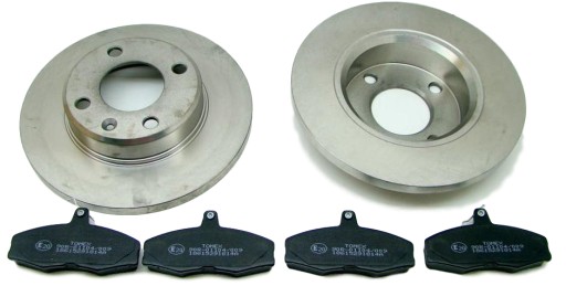 = ДИСКИ + КОЛОДКИ FAVORIT FELICIA FELICIA СПЕРЕДУ=