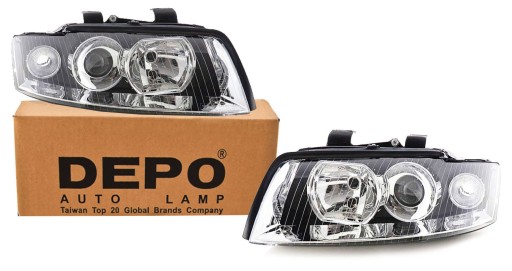 Depo Reflektory Lampy Przod Audi A4 B6 2 Szt Myslowice Allegro Pl