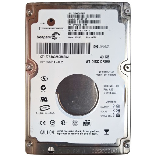 SEAGATE ST94011A | FW 3.09 | darca OaX