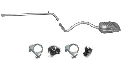 RENAULT SCENIC II 2.0 dCi конец трубы глушитель