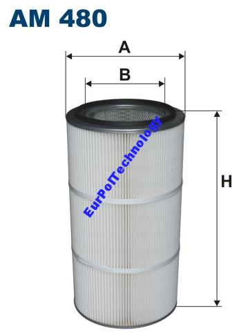 Фильтр для покрасочной мастерской AM480P - Полиэстер