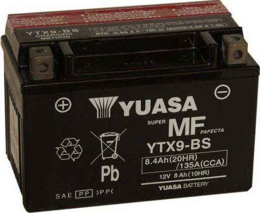 7070683 - АККУМУЛЯТОР YUASA YTX9-BS YAMAHA YP 125 R X-MAX 06-