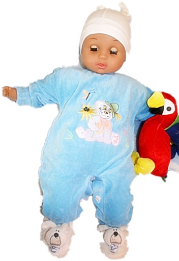 Дитячі повзунки 56 сині