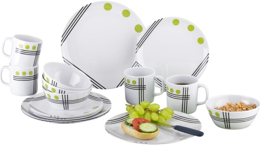 444490 - Меламін BERGER DOTS набір посуду Набір 16шт