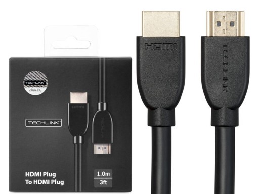 Zdjęcie oferty: Kabel Techlink HDMI 1m HDMI - HDMI 1 m