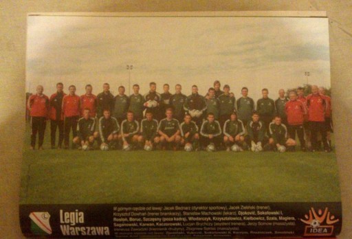 Zdjęcie oferty: Liga polska Plakat - LEGIA WARSZAWA wiosna 2005