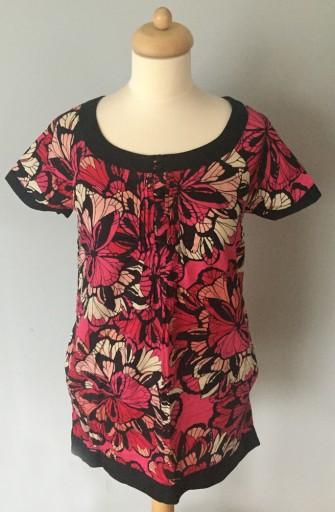 Zdjęcie oferty: Tunika w motyle z kieszeniami H&M r. 34/XS/S