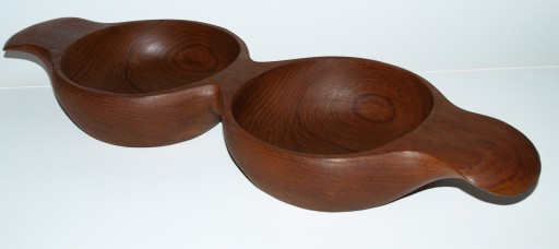 Zdjęcie oferty: Teak dwojak miseczka patera danish design vintage