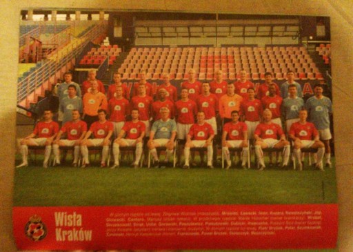 Zdjęcie oferty: Liga polska Plakat - WISŁA KRAKÓW sezon 2003/04