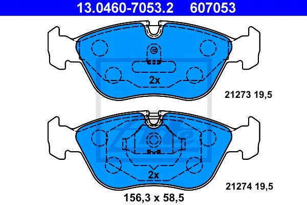 DISQUES SABOTS DE FREIN ATE AVANT - VOLVO V70 I 280MM photo 3 - milautoparts-fr.ukrlive.com