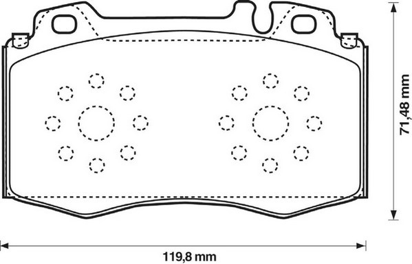 PADS BRAKE FRONT 573092JC JURID MERCEDES photo 3 - milautoparts-fr.ukrlive.com