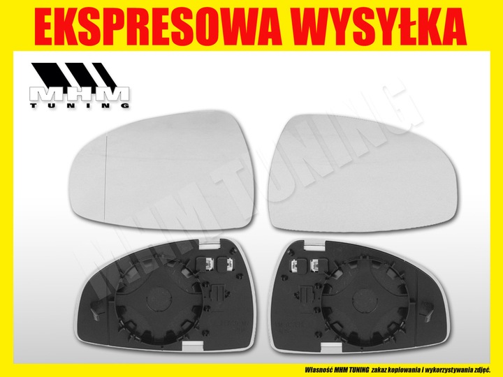 LINER MIRROR AUDI TT II 8J0 2006-2014 SET photo 2 - milautoparts-fr.ukrlive.com