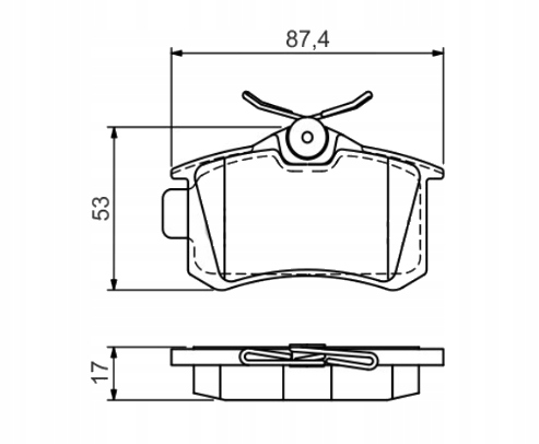 PADS BRAKE REAR CITROEN C2 C3 C5 DS4 PICASSO photo 2 - milautoparts-fr.ukrlive.com