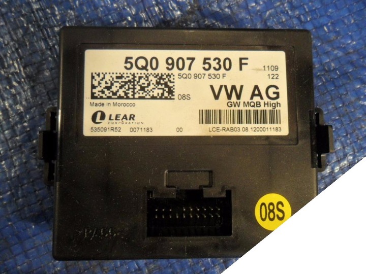 VW AUDI SEAT SKODA MODULE GATEWAY 5Q0907530F photo 1 - milautoparts-fr.ukrlive.com