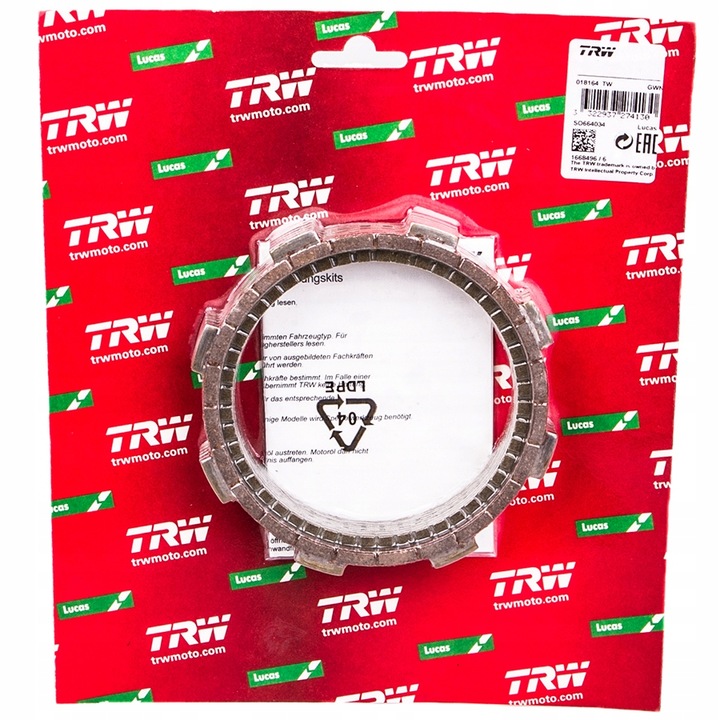 DISCS CLUTCH SET TRW KAWASAKI KX 125 1994-2008 photo 1 - milautoparts-fr.ukrlive.com